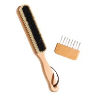 Magideal - Cepillo Para Ropa, Cepillo Para Prendas, Cerdas, Mango De Madera, Portátil, Práctico, Eliminación De Polvo Para Mascotas, Eliminador De Pelusas Manual