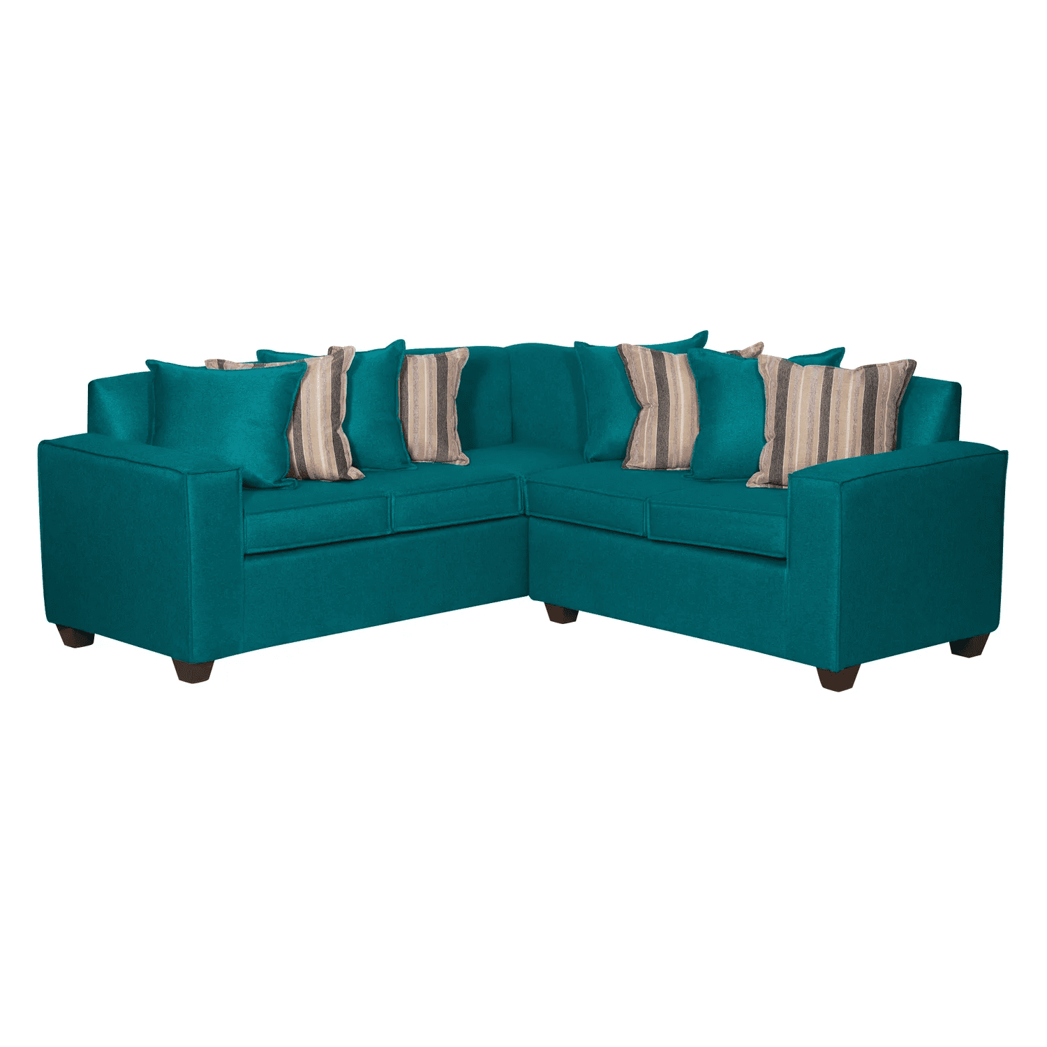 Ruzam Mobel - Seccional 5 Cuerpos Roses Turquesa