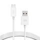 thumbnail image 1 of Cable reversible universal PureGear para teléfono y PC, blanco, 1 of 4