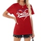 thumbnail image 2 of Camiseta de béisbol Talovee Phillies roja de manga corta talla grande, 2 of 6