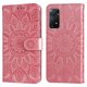 thumbnail image 1 of Funda tipo cartera FOXDOCK para Xiaomi Redmi Note 12 Pro 4G , diseño girasol en relieve, cuero PU, cierre magnético, soporte y tarjetero, 1 of 5