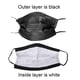 thumbnail image 2 of Mascarillas Desechables Earloop De 3 Capas (negras), 2 of 6