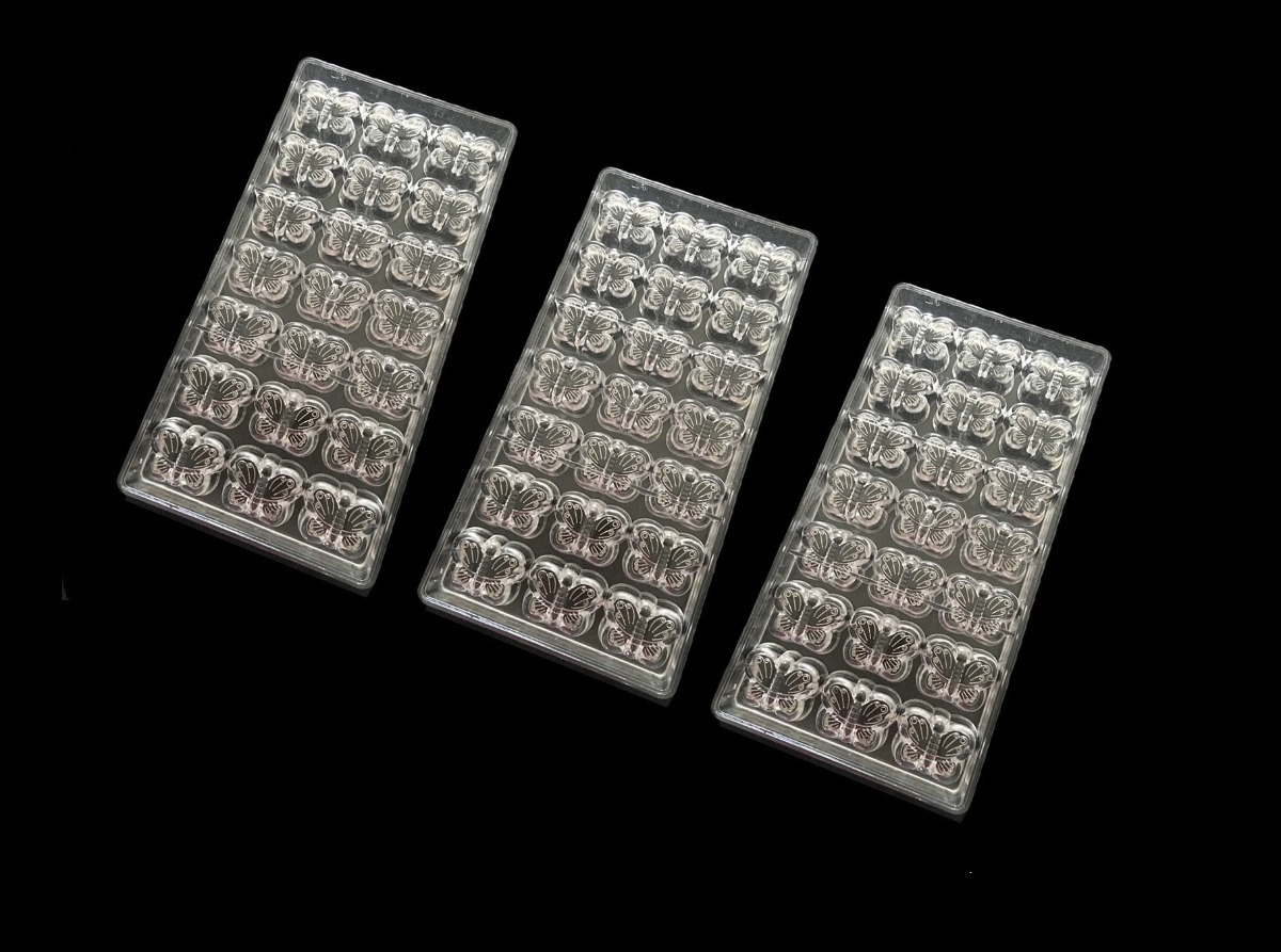 Genérico - Pack X3 Moldes Chocolate Moldes De Chocolate Mariposa
