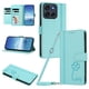 thumbnail image 1 of Funda Cartera Trébol para Motorola Moto G56 con Ranuras Tarjetas y Carga Inalámbrica Verde menta, 1 of 6