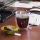 thumbnail image 3 of Taza Primula de cristal de doble pared, 470 ml, con bolsita de té, set Buddy, 3 of 3