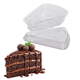 thumbnail image 3 of Envase Triangular Tortas Transparente 16x12x6 Pack 100 Unidades Postres, 3 of 3