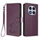 thumbnail image 1 of Xiaomi Redmi Note 14 Pro 4G Funda Billetera de Gato, Morado Oscuro, 1 of 6