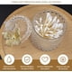 thumbnail image 3 of Paquete de 2 botes vintage para baño con hermosas tapas de mariposa, pequeños y gruesos frascos de vidrio transparente, dispensador de hisopos para bolas de algodón y discos, organización de almacenam, 3 of 7