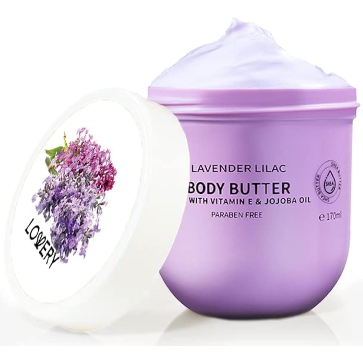 Manteca Corporal Lovery Lavanda Lilac Shea Jojoba 170ml