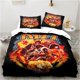 thumbnail image 1 of Rock Band KISS Band Bedding Set Duvet Cover Bed Set Quilt Cover Pillowcase Comforter Size Boys Adult Bedding Bed Sheets, 1 of 3