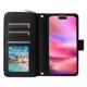 thumbnail image 5 of Funda Cartera con Cremallera y Correa para Samsung Galaxy S24 Ultra Soporte y Tarjetero Negro, 5 of 6