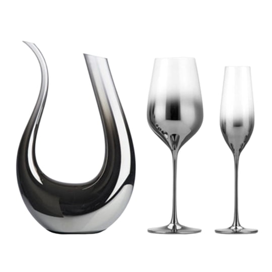 Uucntr - Botella De Vino En Forma De U Vertedor De Vino De Cristal Jarra De Vino Tinto 1500ml
