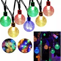 Shop E-Home - Guirnalda De Luces Solares Led Impermeables De 4 Metros Multicolor