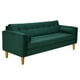 thumbnail image 2 of Sofa Retro 3cg Felpa 04 Verde Botella, 2 of 6