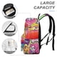 thumbnail image 4 of Equestria Girls-theme Backpack, Campus style schoolbag Bookbag with Adjustable Shoulder Straps And Large Zip Compartment, Unisex Travel Bags.42x30x15cm, 4 of 6