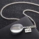 thumbnail image 2 of Colgante de diente de león con dije de deseo, joyería natural, buena suerte, collar de cristal transparente, DDN001, 2 of 3