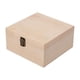 thumbnail image 3 of Caja De Almacenamiento De Madera Decoraciones Portátiles Para El Hogar Caja De Regalo Sin Terminar Caja De Baratijas De Madera 19.5x19.5x10cm, 3 of 5
