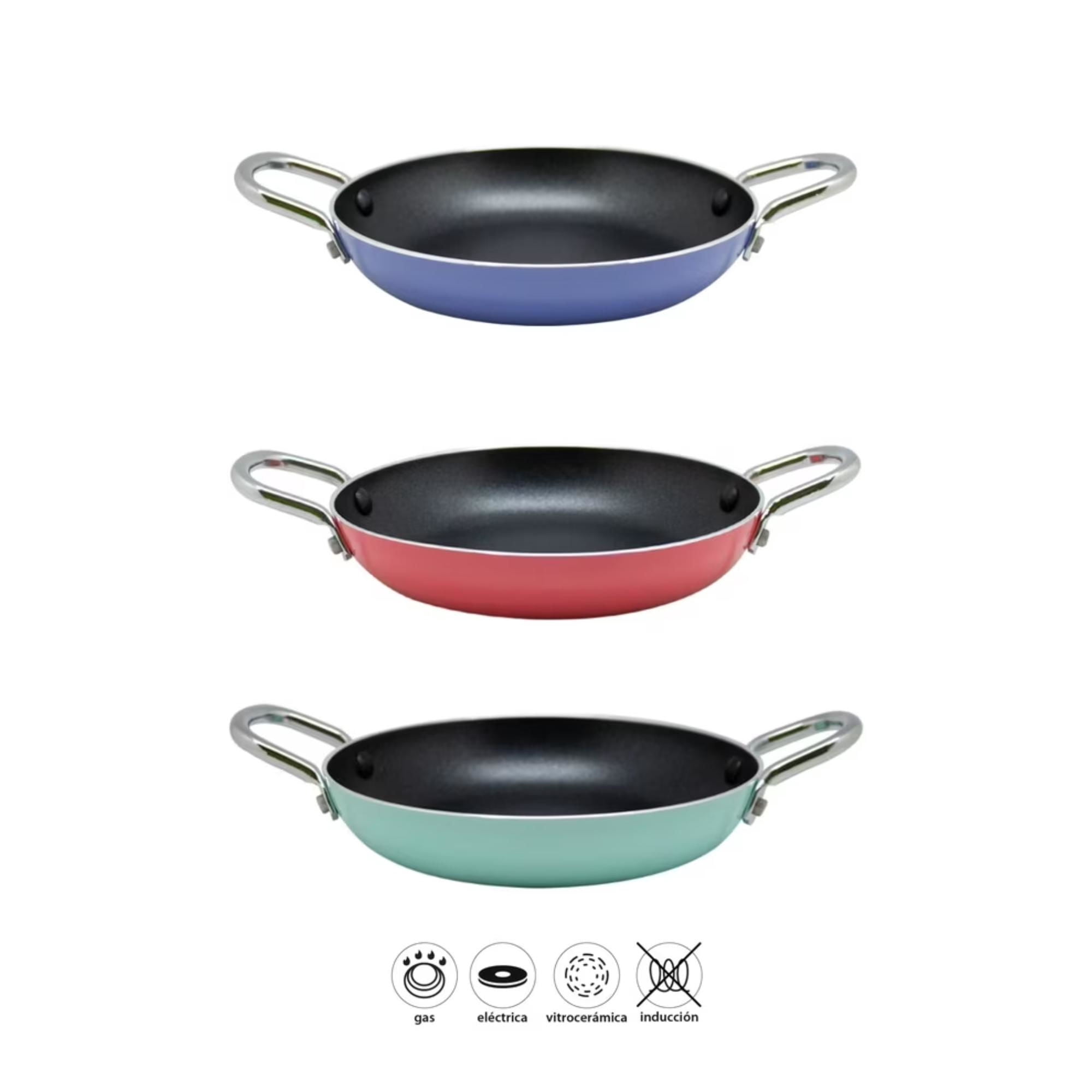 Keep - Paila 16 Cm Titanium Aluminio Prensado, Color Surtido 1 Pieza