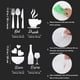 thumbnail image 3 of 1 Set/17 Pieces Kitchen Wall Decor Acrylic Mirror Wall Stickers, Fork Spoon Bowl Tea Cup Bottle Sign 3D Mirror Decal, Kitchen Wall Mirrors Decor DIY Detachable Mural Sticker For Living Room, Dining R, 3 of 4