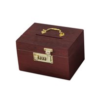 Bothyi - Hucha De Madera Organizador Caja De Almacenamiento De Tesoros Caja De Ahorro Decorativa