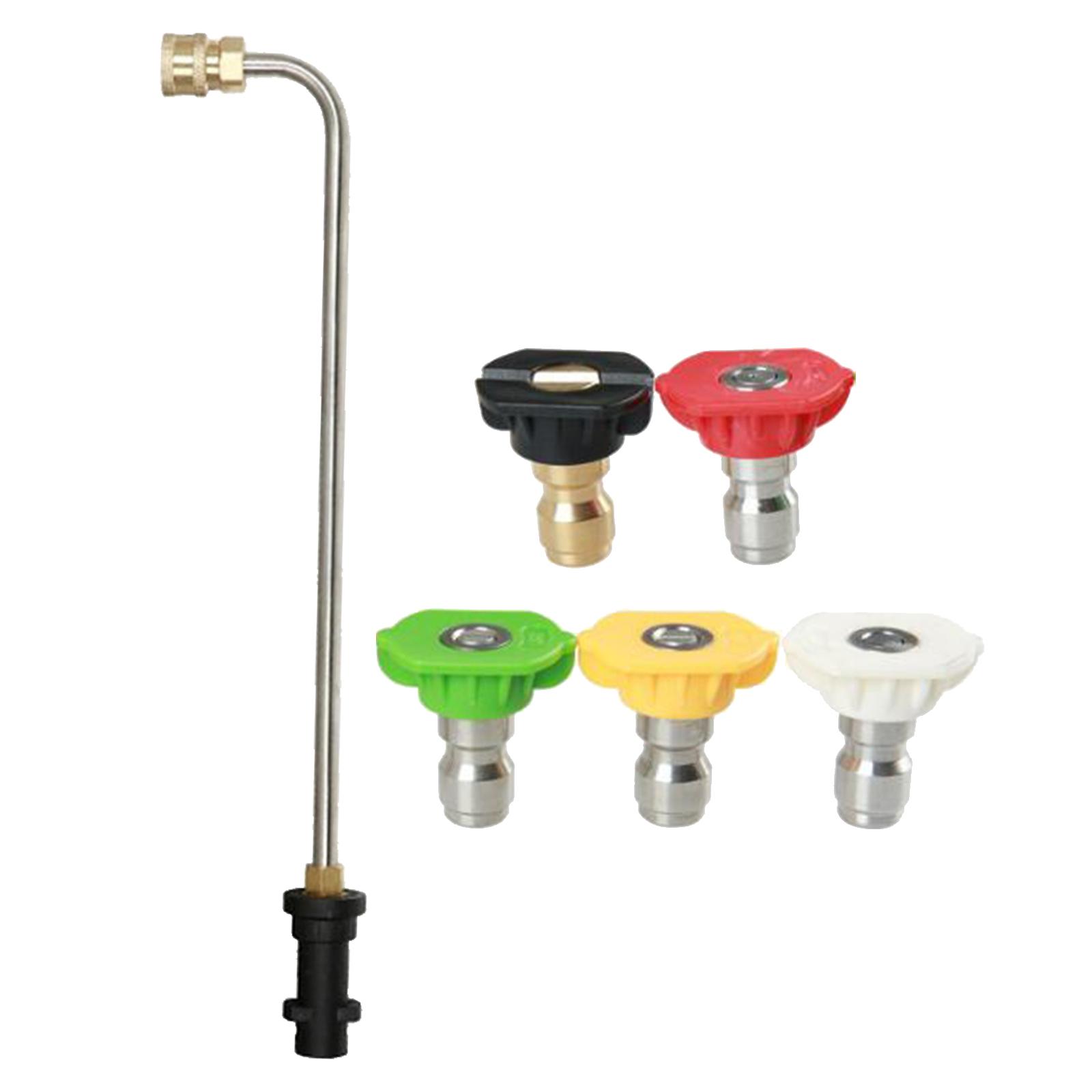 Magideal - Máquina Limpiadora De Varillas, Accesorio Limpiador De Lavadora A Presión De 30,90,120 Grados, Boquilla De Pulverización Para Lavadora A Presión De La B