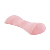 Magideal - Almohada De Apoyo Lumbar, Almohada De Espuma Viscoelástica, Cojín Lumbar Transpirable Para Dormir, Cojín De Cintura Para Asiento De Conductor, Cama De Rosa