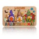 thumbnail image 1 of Felpudo Zhanmai, diseño de gnomo de Halloween, espeluznante calabaza otoñal, 70 x 40 cm, 1 of 6