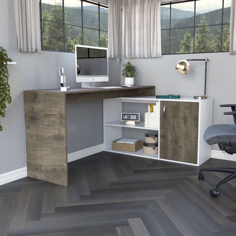 Tuhome - Escritorio Axis - Bellota / Blanco Mqz