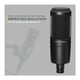 thumbnail image 3 of Micrófono de estudio de condensador AT2020 de Audio-Technica con cable XLR, soporte Knox Studio y fi, 3 of 9