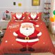 thumbnail image 1 of Christmas Gifts Santa Claus Quilt Duvet Cover Set Doona Cover Bedding3-Piece Bedding Set, 1 of 4
