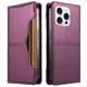 thumbnail image 1 of Funda Billetera para [iphone 16 Pro] Tarjetero Magnético Soporte Morado, 1 of 6