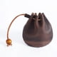 thumbnail image 1 of Xiao Hua mini Monedero de Cuero con Cordón, Bolsa de Almacenamiento unisex con Cordón, Marrón Oscuro, 1 Pieza, 1 of 4