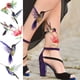 thumbnail image 3 of COKTAK 15 Sheets 3D Watercolor Hummingbird Temporary Tattoos - Multicolor Hummer Birds Tattoo for Women, Girls, and Kids - Waterproof and Fake Face Tattoo - Small and Colorful Flower and Fake Tattoo -, 3 of 3