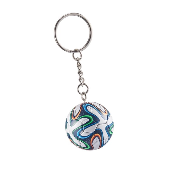 Llavero KCKEYS balón de fútbol multicolor 3,8 cm