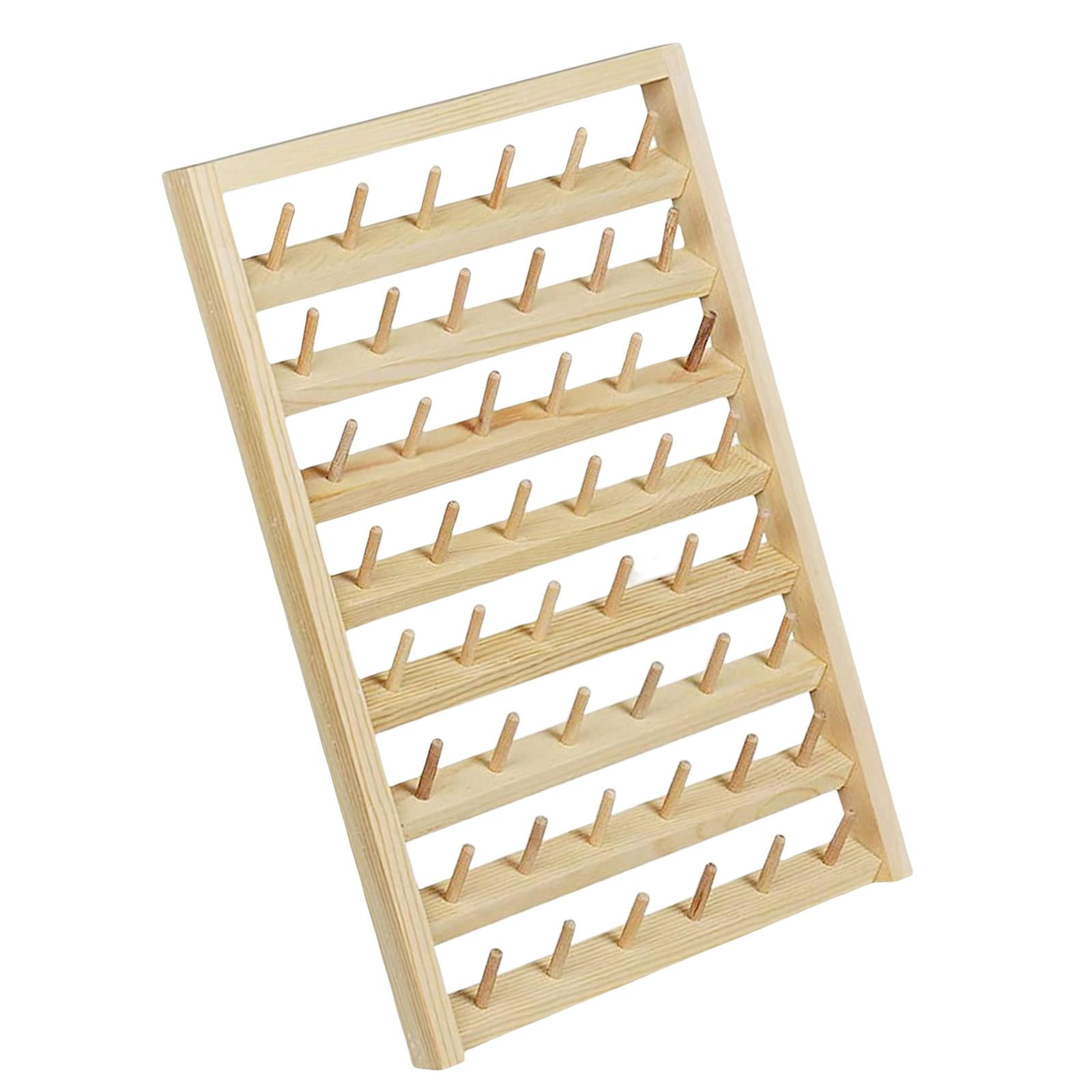 Bothyi - Organizador De Soporte De Hilo Para Colgar En La Pared, Almacenamiento De Costura De Bordado De 48 Carretes