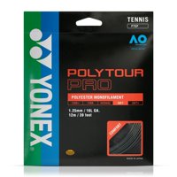 Yo - Cuerda De Tenis Polytour Pro 16L 1 25Mm Black 12 Mts