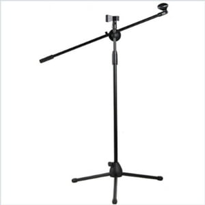 Introtech - Atril Itstmi01 Para Micrófono Con Boom Negro