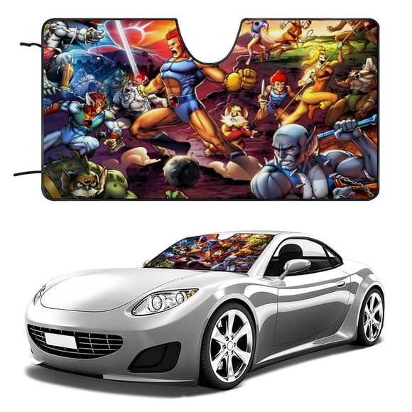 Parasol Plegable para Parabrisas Thundercats Desmarcar 140cm x 76cm