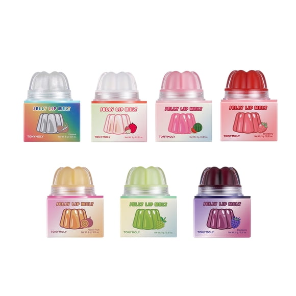 Set de 7 bálsamos labiales TONYMOLY Jelly Lip Melt Rainbow