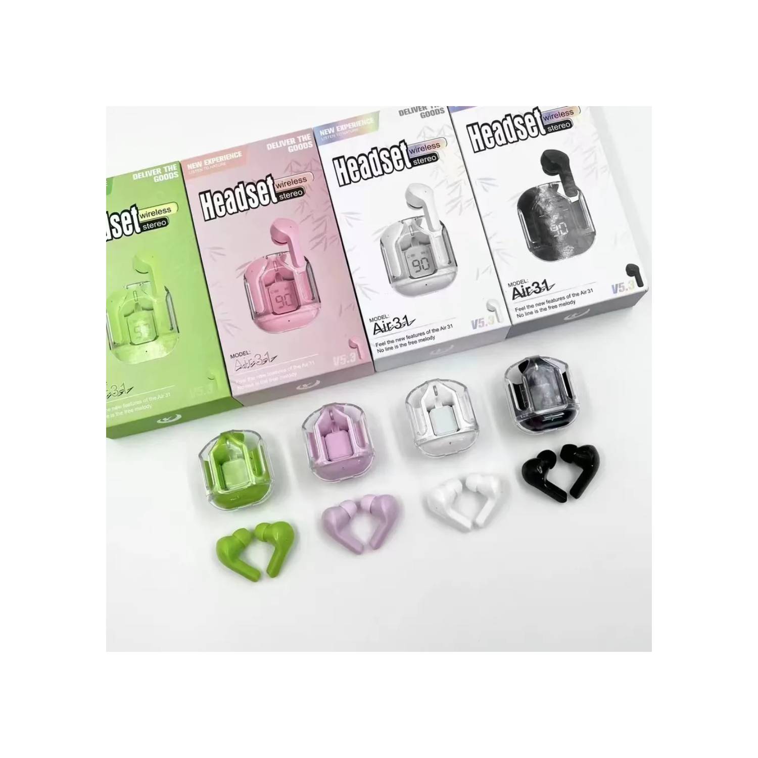 Genérico - Audifonos Inalambricos Air-31. Rosado