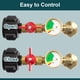 thumbnail image 4 of Adaptador de recarga de propano GASPRO actualizado con válvula y manómetro, 4 of 9