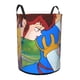 thumbnail image 2 of Clásicos de Cuentos de Hadas de Grimm Cesta de lavandería de gran capacidad redonda con asa, bolsa para ropa sucia plegable, almacenamiento para dormitorio, baño y lavadero 44x35 cm, 2 of 6