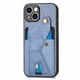 thumbnail image 2 of Funda Resistente para iPhone 15 con Tarjetero y Soporte, Diseño Magnético Azul, 2 of 5