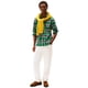 thumbnail image 4 of Camisa Tommy Hilfiger para hombre, manga larga, Oxford, a cuadros, verde, 4 of 5