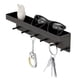 thumbnail image 3 of Con soporte TrayKey para montaje en la pared y con 6 ganchos de llave para ganchos de llave en la pared Portallave decorativo con bandeja Gafas de sol soporte pared para puerta entrada pasil, 3 of 3