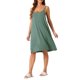thumbnail image 4 of INSPIRE CHIC Vestido de Noche de Algodón para Mujer sin Mangas con Tirantes Espagueti y Detalle de Espalda Cruzada Ajuste Suelto Ropa de Casa M Verde, 4 of 6
