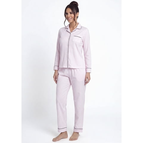 Kayser - Pijama De Mujer Camisero Algodón 60.1596M-Ros