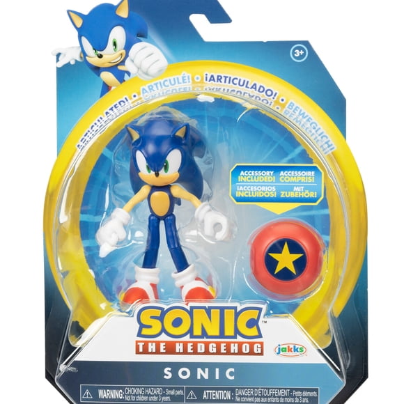 Figura Sonic Jakks Pacific 10cm Articulada Star Spring