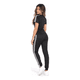 thumbnail image 2 of Conjunto Deportivo Verano Polera Y Pantalón Negro Con Rayas, 2 of 3
