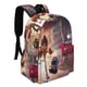 thumbnail image 2 of ¡Maldiciones!-theme Backpack, Campus style schoolbag Bookbag with Adjustable Shoulder Straps And Large Zip Compartment, Unisex Travel Bags.42x30x15cm, 2 of 6